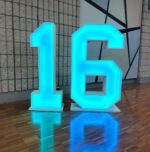 Light-up number hire in Australia for birthdays, weddings & events. LED numbers with delivery, setup & customizable sizes available.