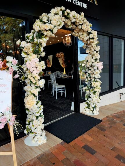 Floral decor & backdrop hire in Australia for weddings, parties & corporate events. Flower walls, stage backdrops & full event styling available.